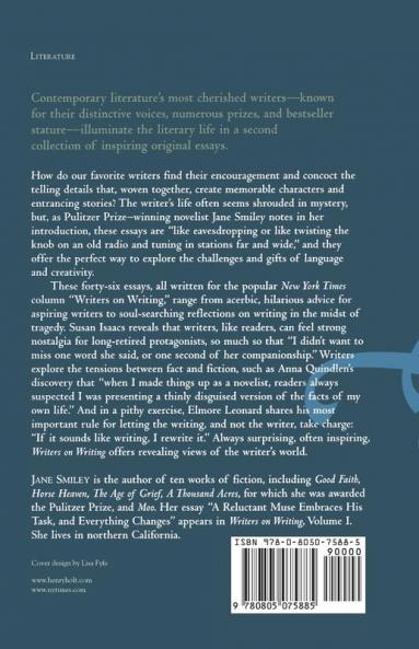 Writers on Writing