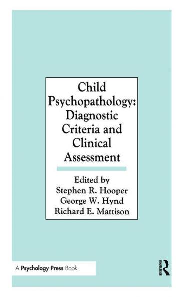 Child Psychopathology