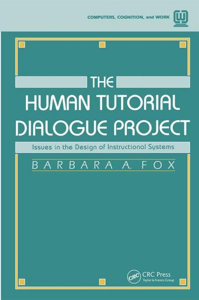 Human Tutorial Dialogue Project