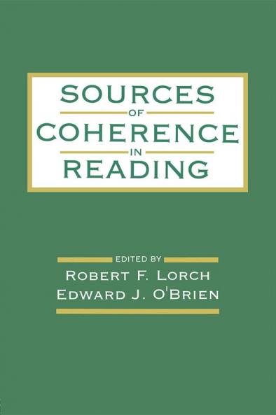 Sources of Coherence in Reading