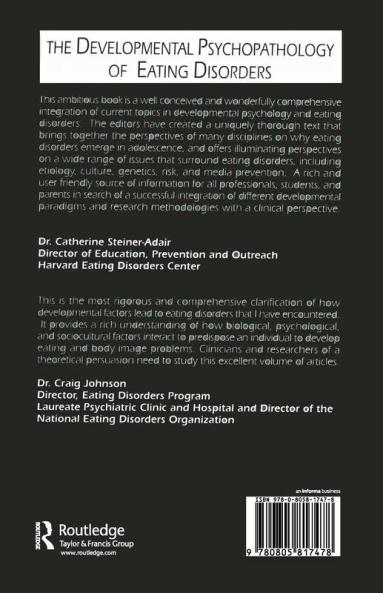 Developmental Psychopathology of Eating Disorders