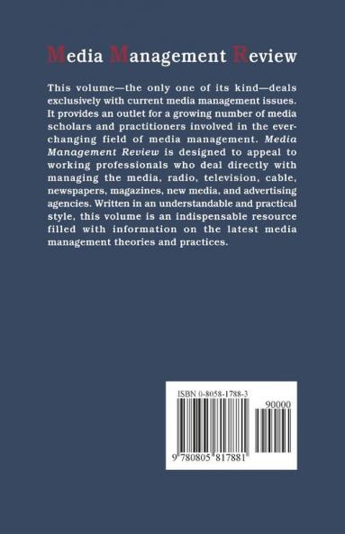 Media Management Review