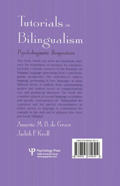 Tutorials in Bilingualism
