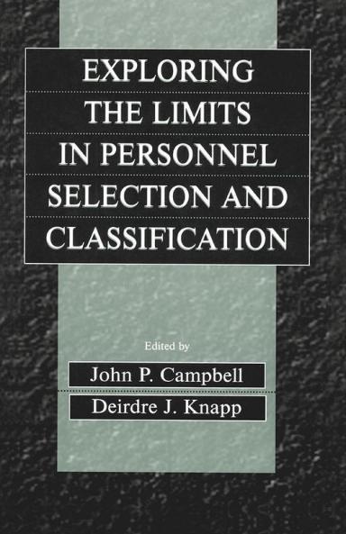 Exploring the Limits in Personnel Selection and Classification