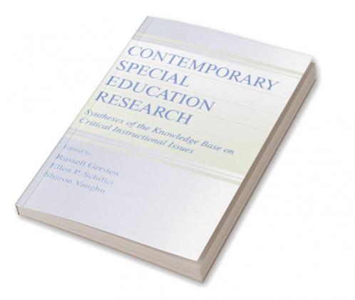 Contemporary Special Education Research