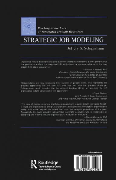 Strategic Job Modeling