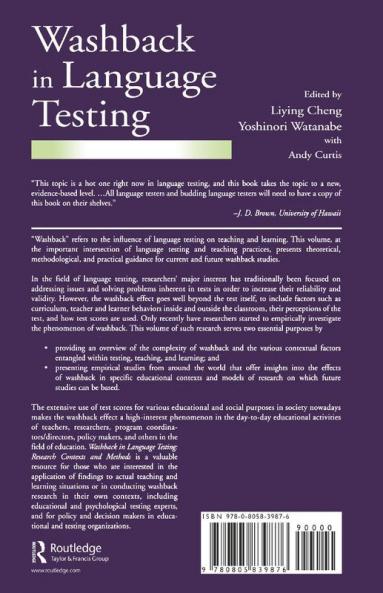 Washback in Language Testing