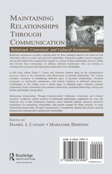 Maintaining Relationships Through Communication
