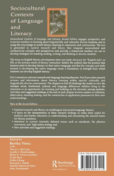 Sociocultural Contexts of Language and Literacy