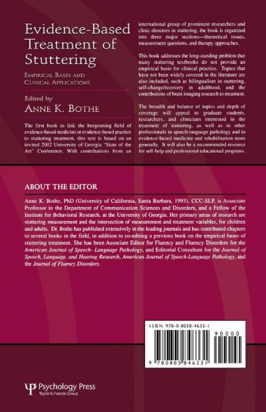 Evidence-Based Treatment of Stuttering