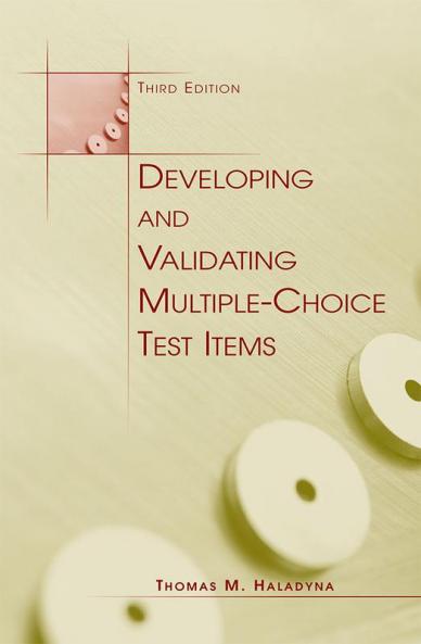 Developing and Validating Multiple-choice Test Items