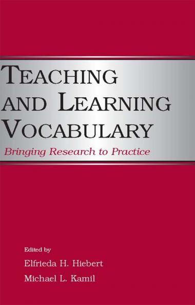 Teaching and Learning Vocabulary