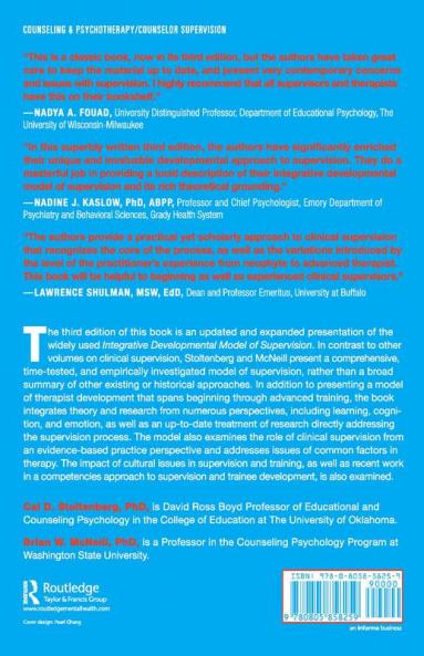 IDM Supervision: An Integrative Developmental Model for Supervising Counselors and Therapists 3rd Ed.