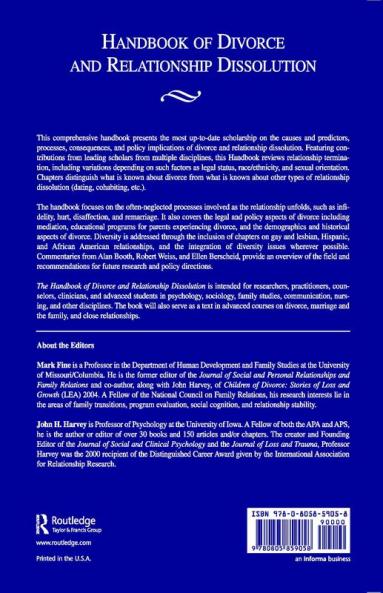 Handbook of Divorce and Relationship Dissolution