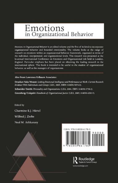 Emotions in Organizational Behavior