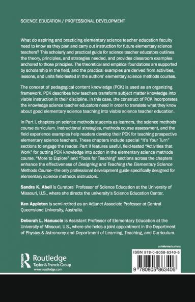 Designing and Teaching the Elementary Science Methods Course