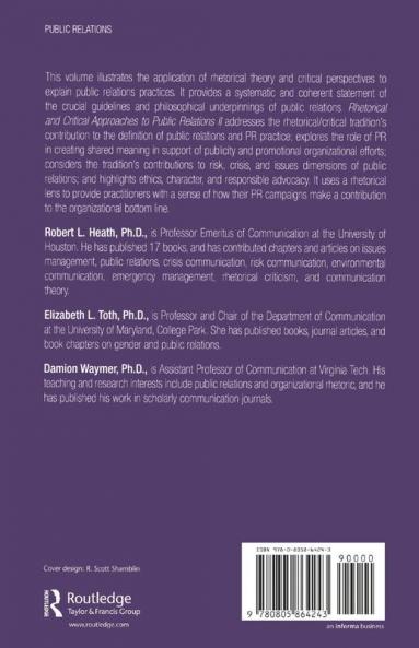 Rhetorical and Critical Approaches to Public Relations II