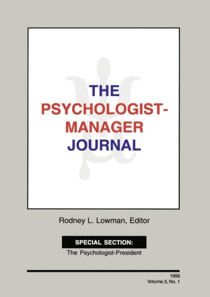 Psychologist-Manager Journal