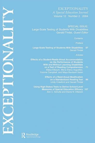 Large-scale Testing of Students With Disabilities