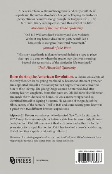 Old Bill Williams Mountain Man: 61 (The Civilization of the American Indian Series)
