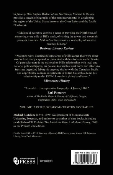 James J. Hill: Empire Builder of the Northwest: 12 (The Oklahoma Western Biographies)