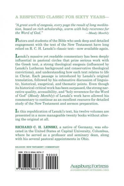 The Interpretation of the Acts of the Apostles 15-28
