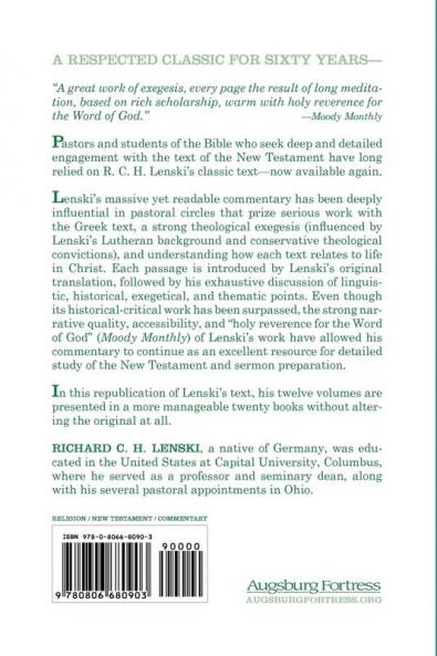 Interpretation of St. John's Gospel Chapters 11-21: v. 2 (Lenski's Commentary on the New Testament)