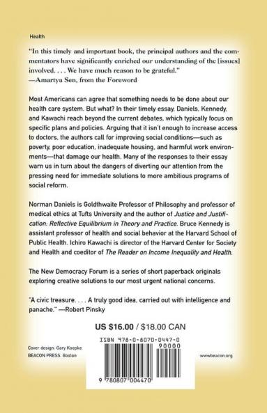 Is Inequality Bad For Our Health?