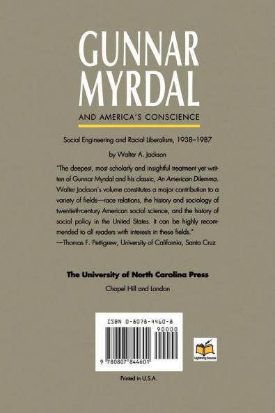 Gunnar Myrdal and America's Conscience