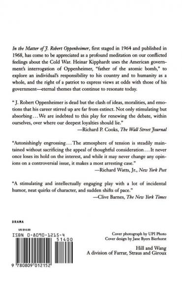 In the Matter of J. Robert Oppenheimer