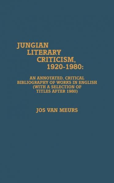 Jungian Literary Criticism 1920-1980