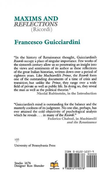 Maxims and Reflections (Ricordi)