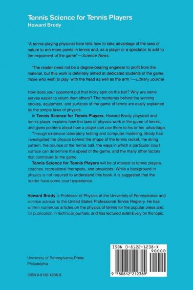 Tennis Science for Tennis Players