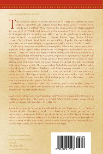 Women and Power in the Middle East