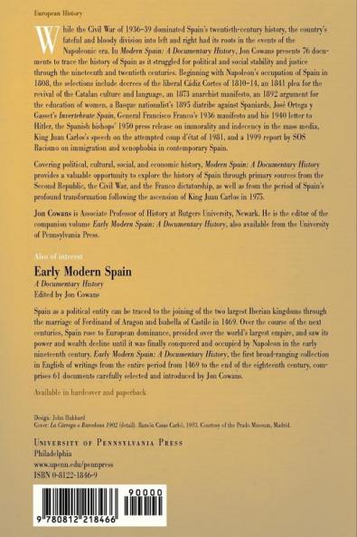 Modern Spain: A Documentary History
