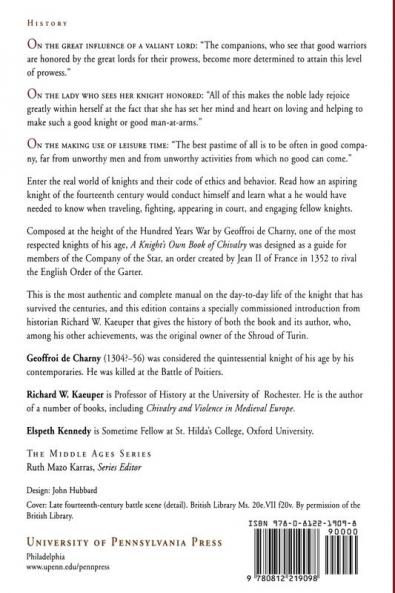 A Knight's Own Book of Chivalry (The Middle Ages Series)