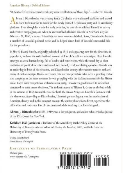 How We Elected Lincoln: Personal Recollections