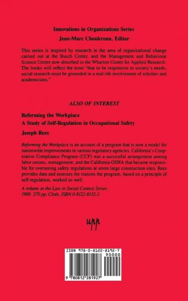 The Social Engagement of Social Science a Tavistock Anthology Volume 1: The Socio-Psychological Perspective