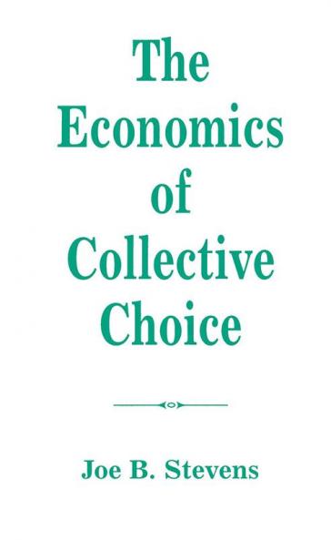 Economics Of Collective Choice