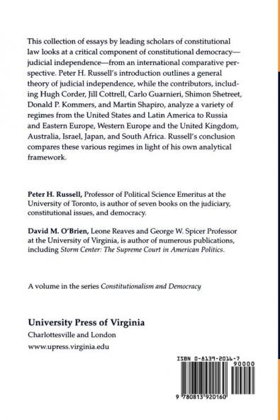 Judicial Independence in the Age of Democracy: Critical Perspectives from Around the World (Constitutionalism and Democracy)