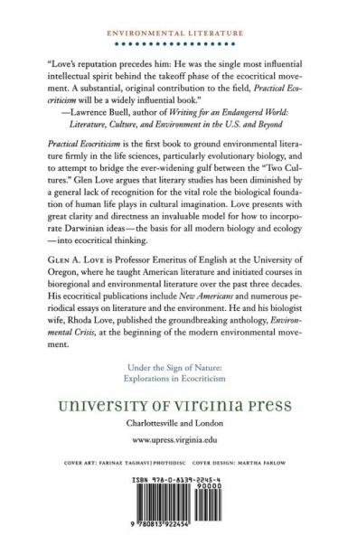 Practical Ecocriticism: Literature Biology and the Environment (Under the Sign of Nature: Explorations in Ecocriticism)