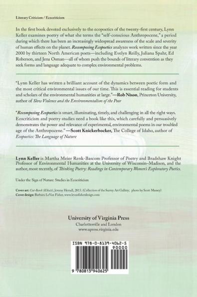 Recomposing Ecopoetics: North American Poetry of the Self-Conscious Anthropocene (Under the Sign of Nature)