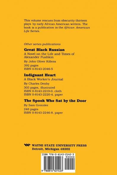 Roots of African American Drama