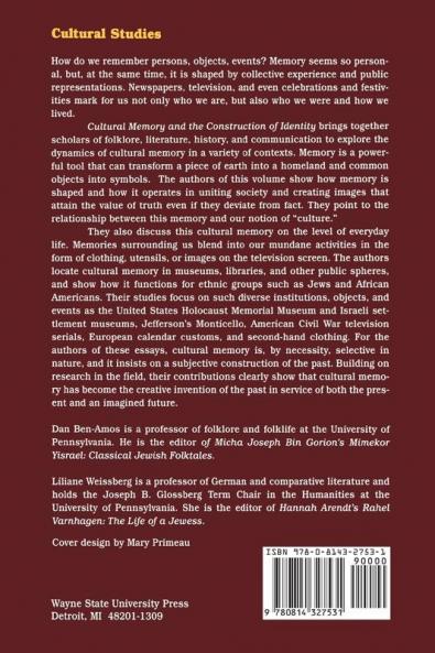 Cultural Memory and the Construction of Identity
