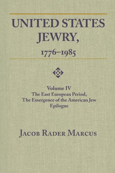 United States Jewry 1776-1985