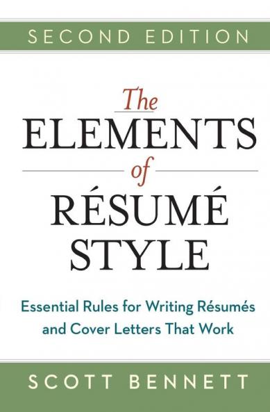 Elements of Resume Style | Softcover