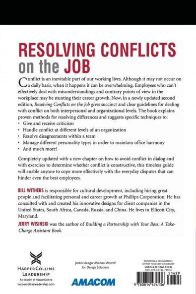 Resolving Conflicts on the Job