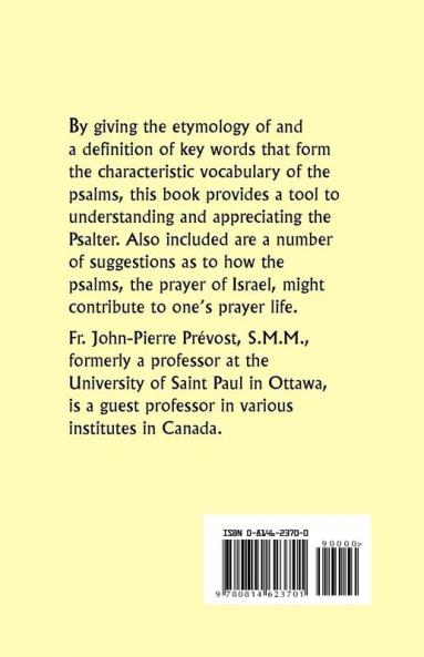A Short Dictionary of the Psalms