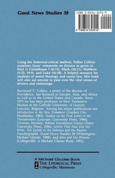 Divorce in the New Testament: 38 (Good News Studies)
