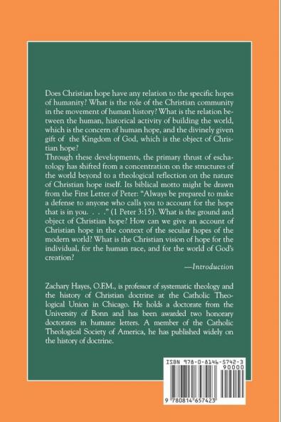 Visions of a Future: A Study of Christian Eschatology (New Theology Studies Book 8)